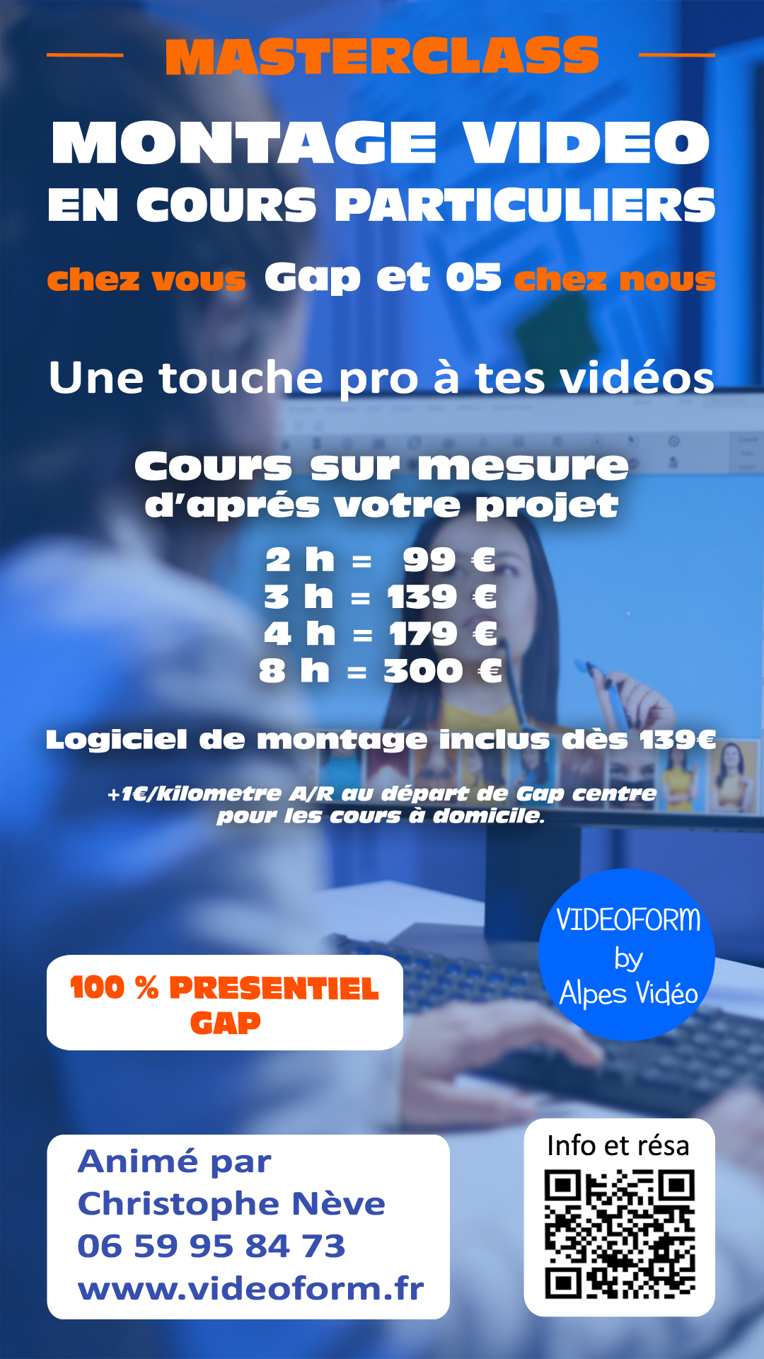 Cours de montage vidéo Gap