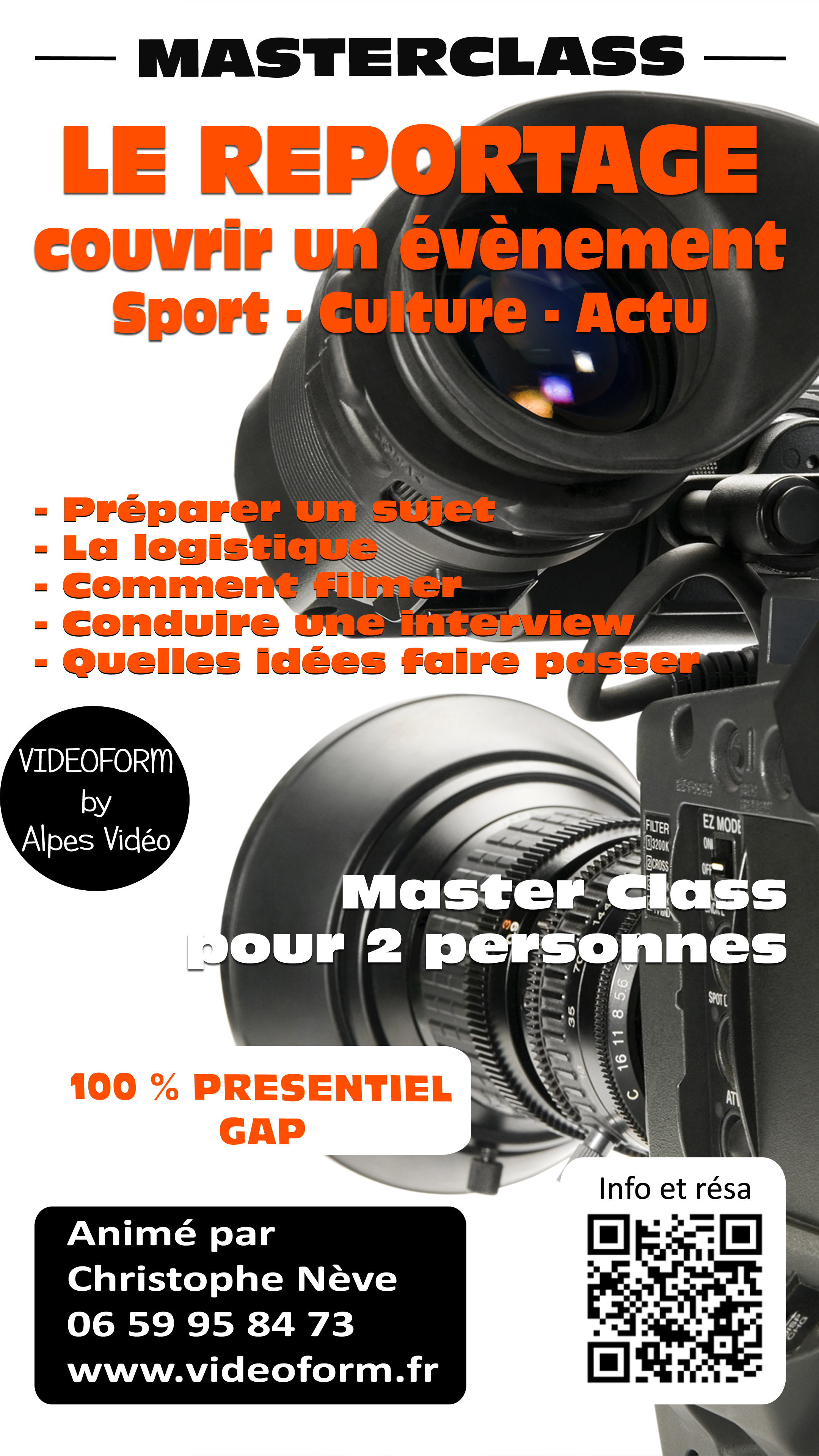 Cours de montage vidéo Gap